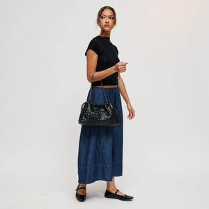 Sawyer Shoulder Bag: Black