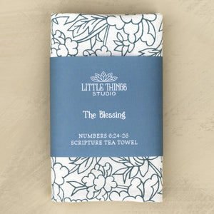 The Blessing Scripture Tea Towel