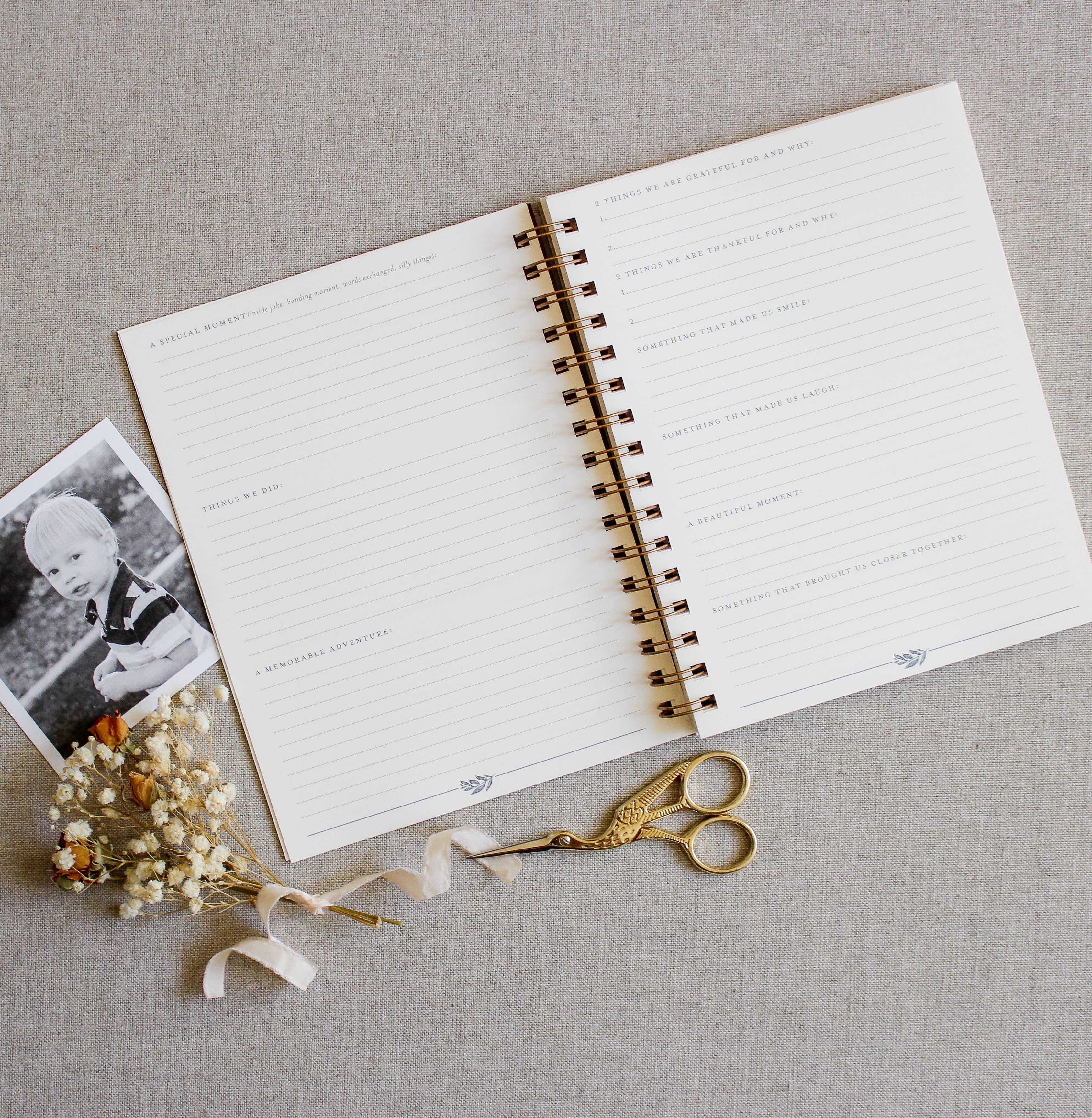 The Little Book of Us Family Memory Journal