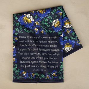 How Great Thou Art Hymn Tea Towel