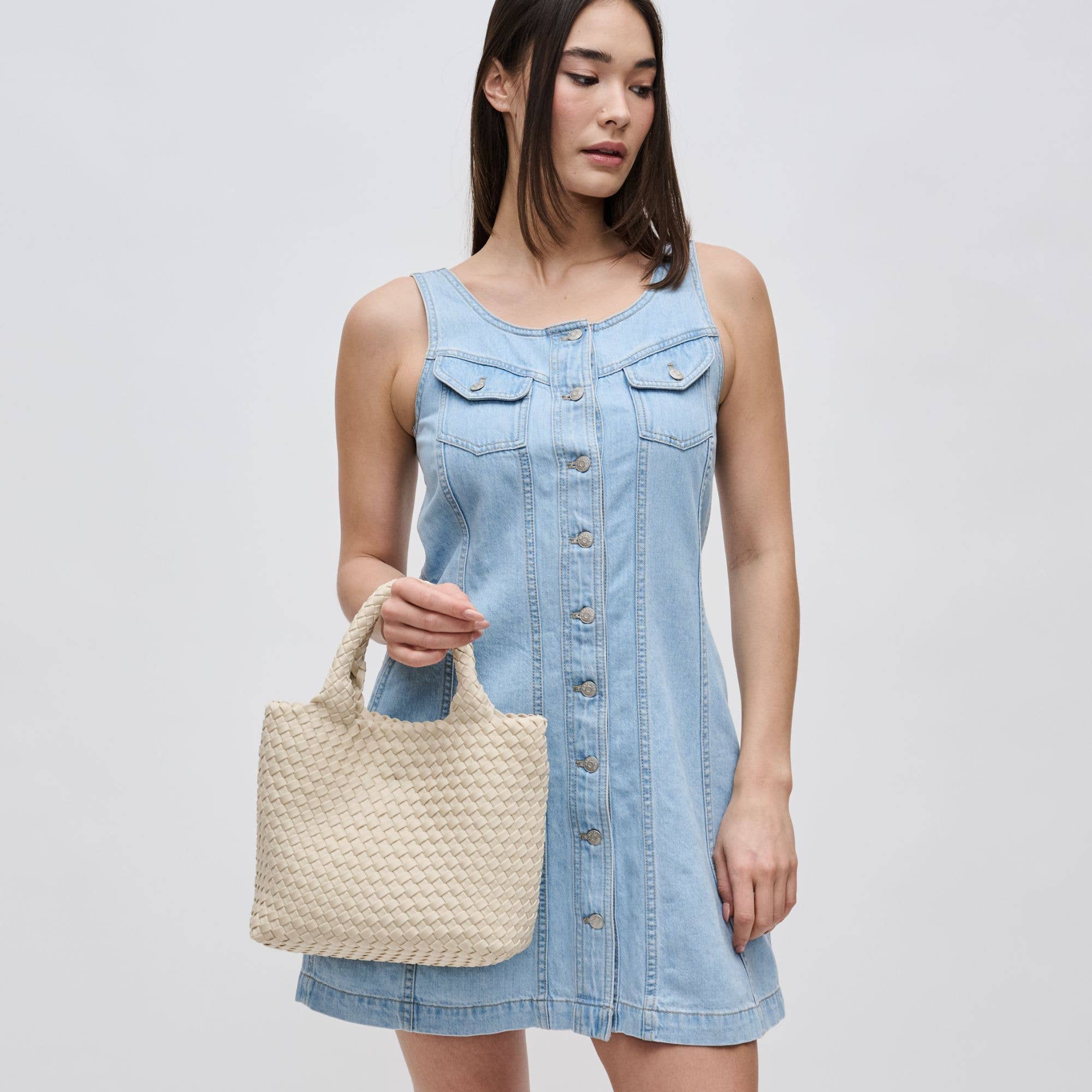 Sky's The Limit - Small Woven Neoprene Crossbody: Wine