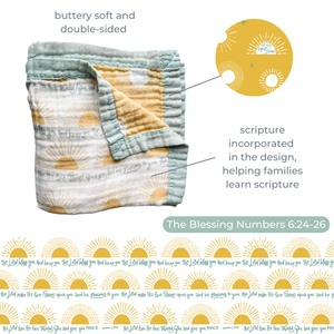 The Blessing Muslin Blanket
