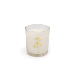 Flora & Fauna Yellow Pansy Flower Candle