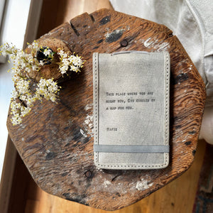 This Place Mini Leather Journal