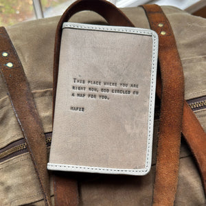 This Place Leather Passport Cover