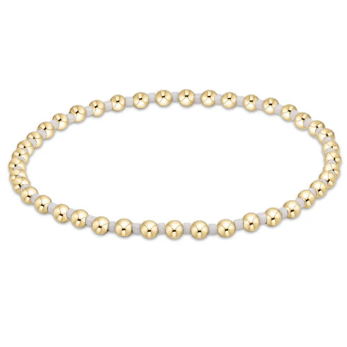 Hope grateful bracelet - white