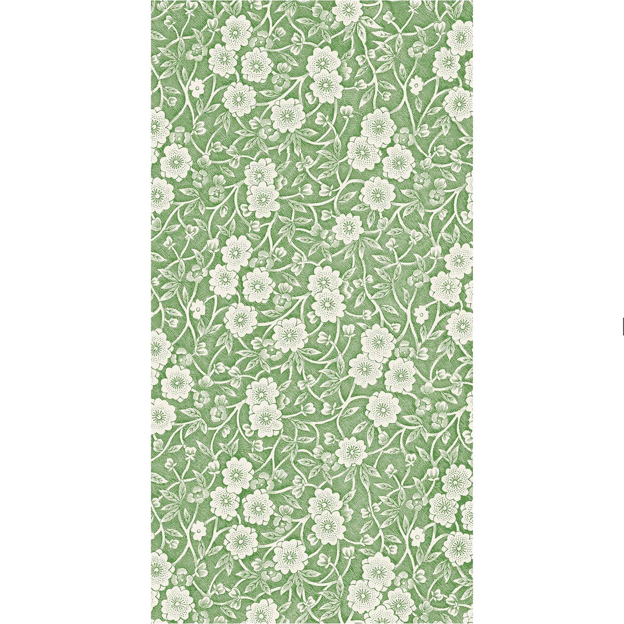 Green Calico Guest Napkins