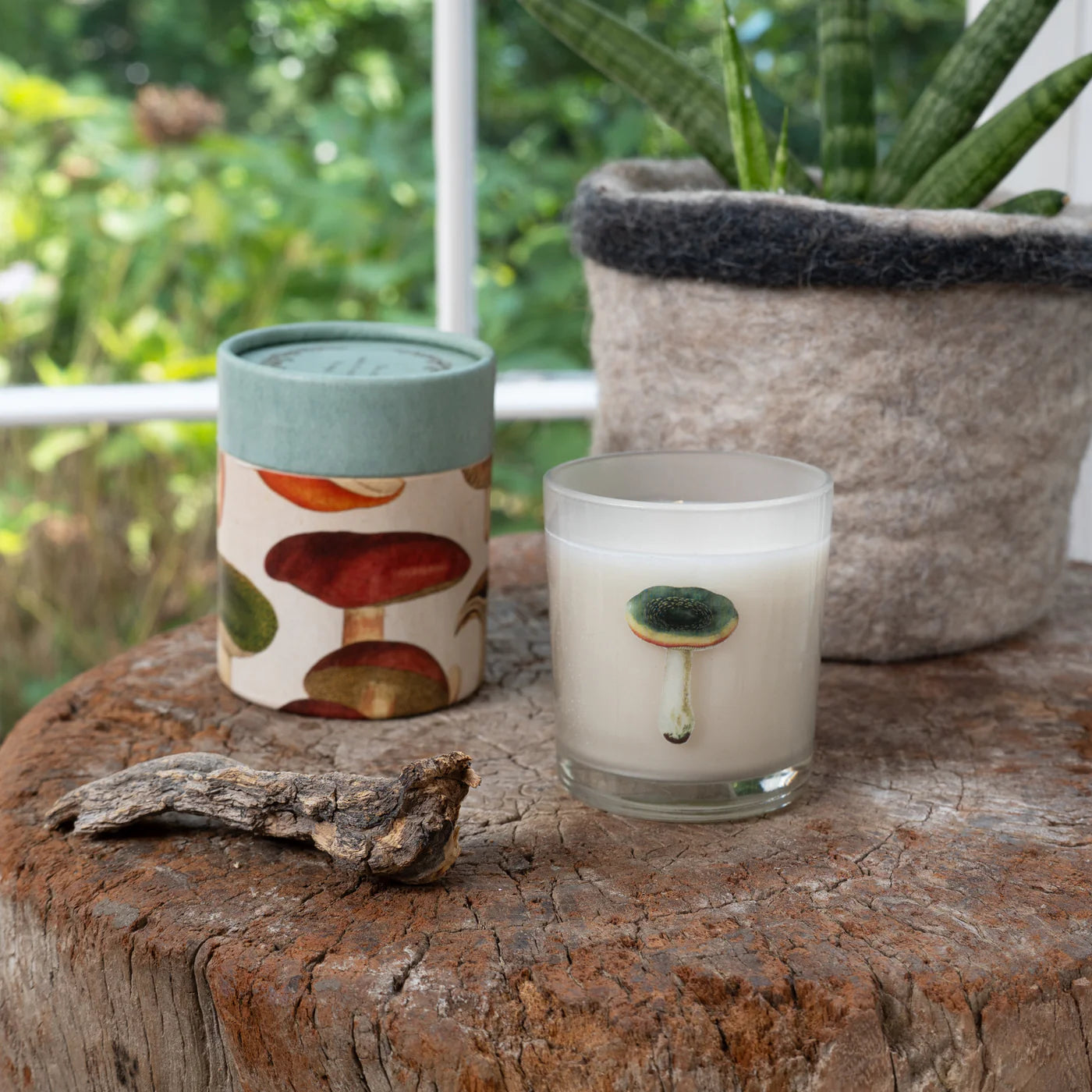 Flora & Fauna Mushroom Candle