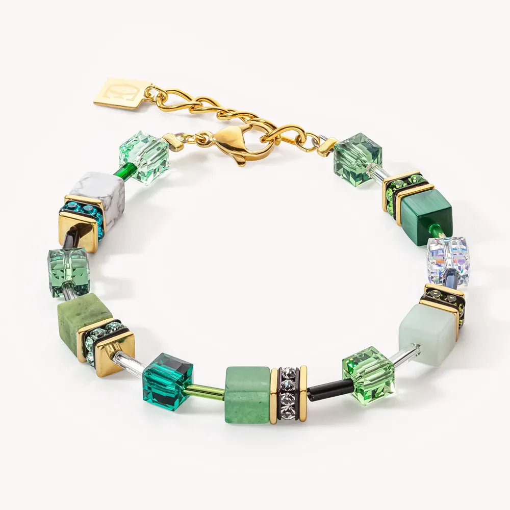 GeoCUBE® Iconic Precious Stone Bracelet green