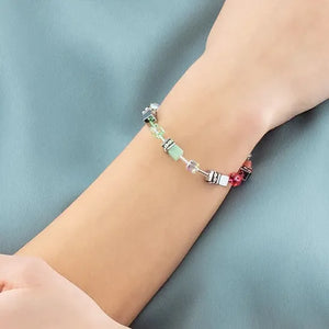 GeoCUBE® Iconic Bracelet green-pink