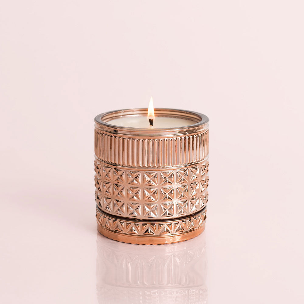 Pink Grapefruit & Prosecco Gilded Faceted Candle