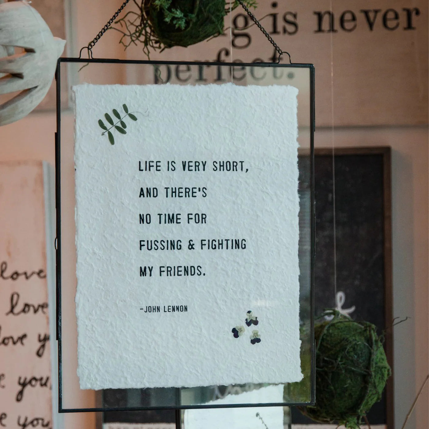 Handmade Paper Print - You Are My Sunshine