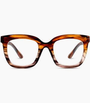 Cleo Peepers - brown ombre horn