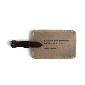 Haven't Been Everywhere luggage tag