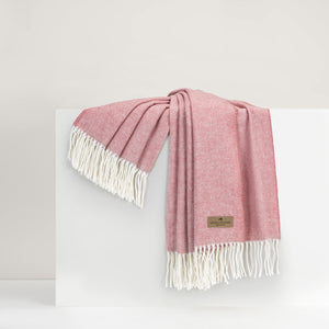Berry Sorbet Italian Herringbone Throw