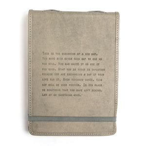 Large This Is The Beginning Leather Journal