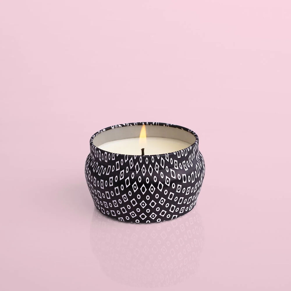 Volcano Black Mini Tin Candle