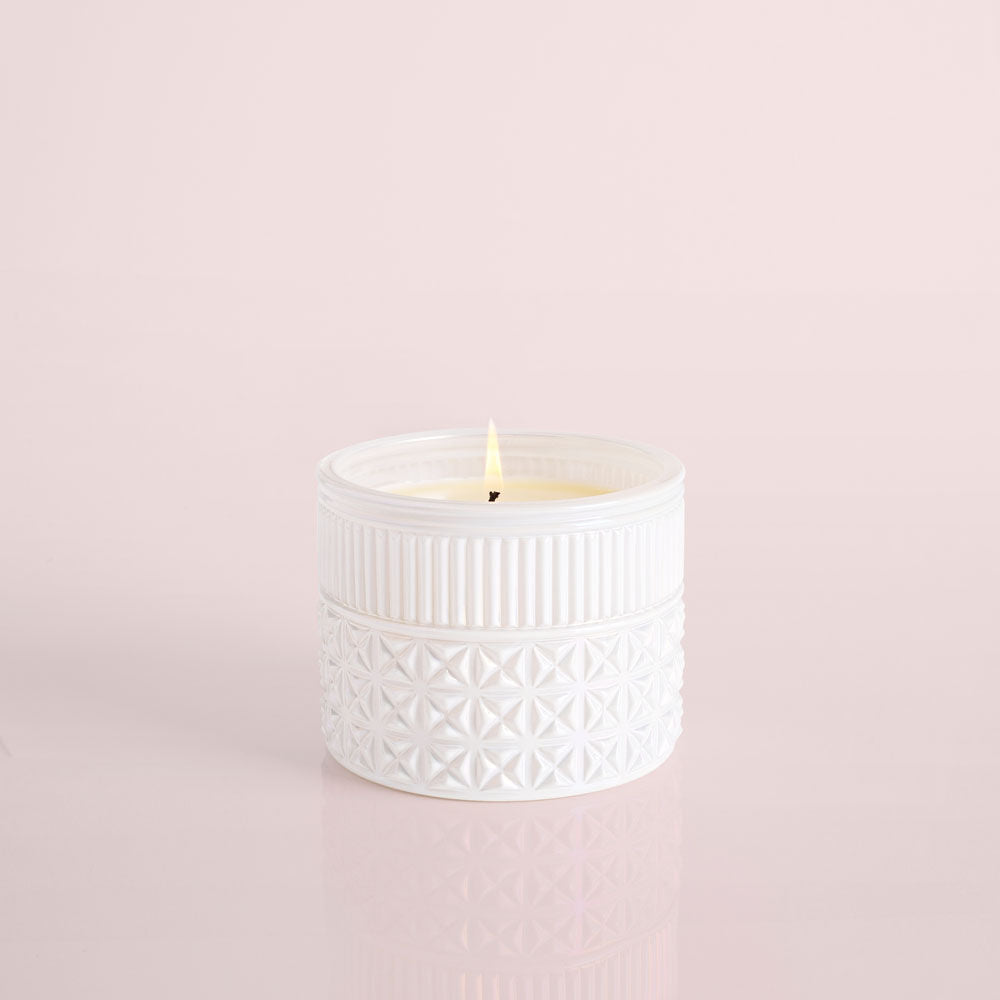 White Opal Volcano Candle