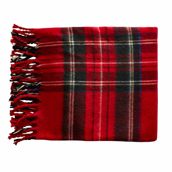 Plaid Throw Blanket