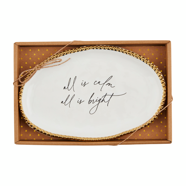 All is Calm Plate