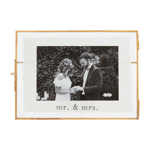 Mr. and Mrs. Gold Frame