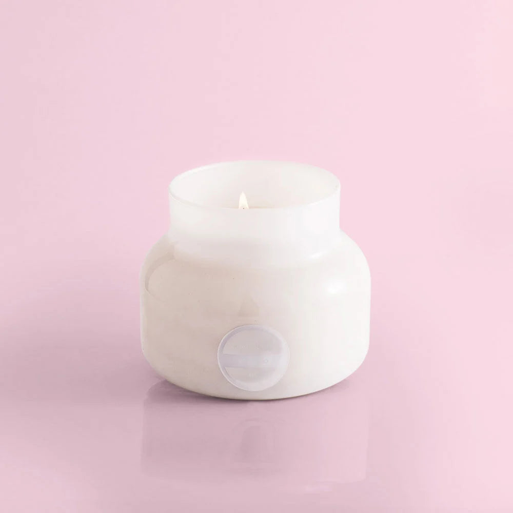 White Volcano Candle