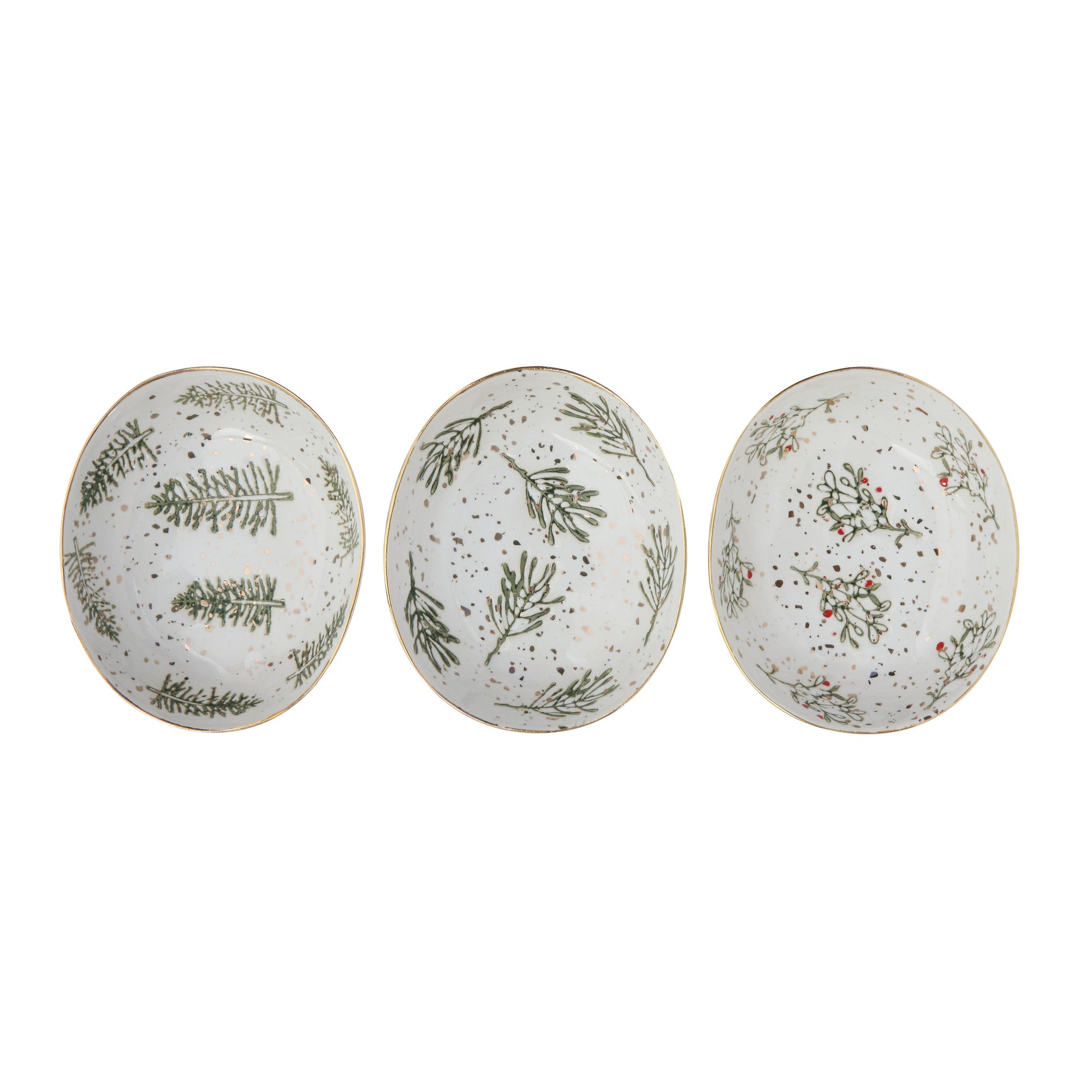 Greenery Stoneware Dish