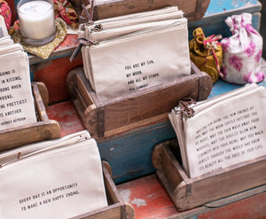 May The Sun Bring You Canvas Zip Bag