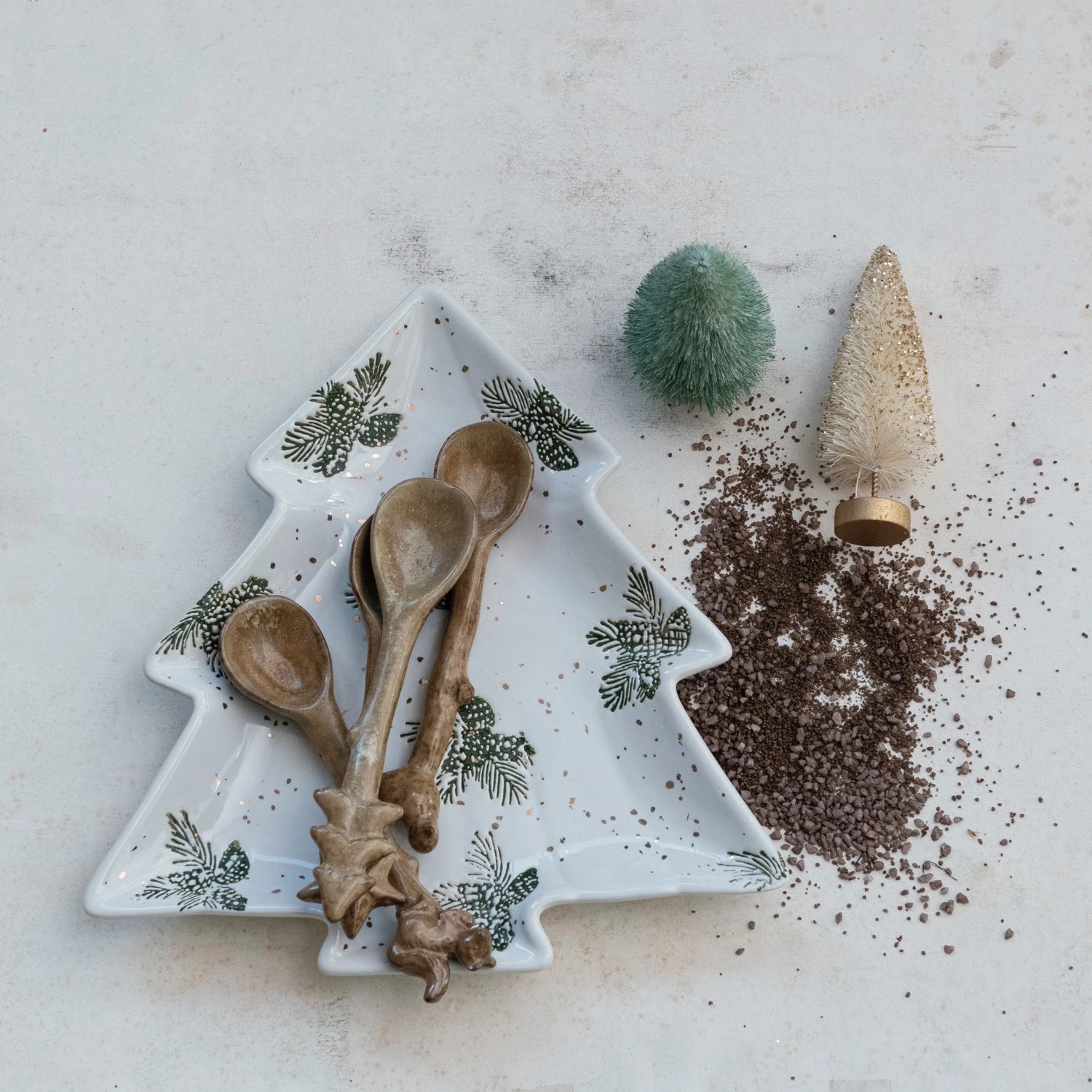 Greenery Tree Shaped Plate