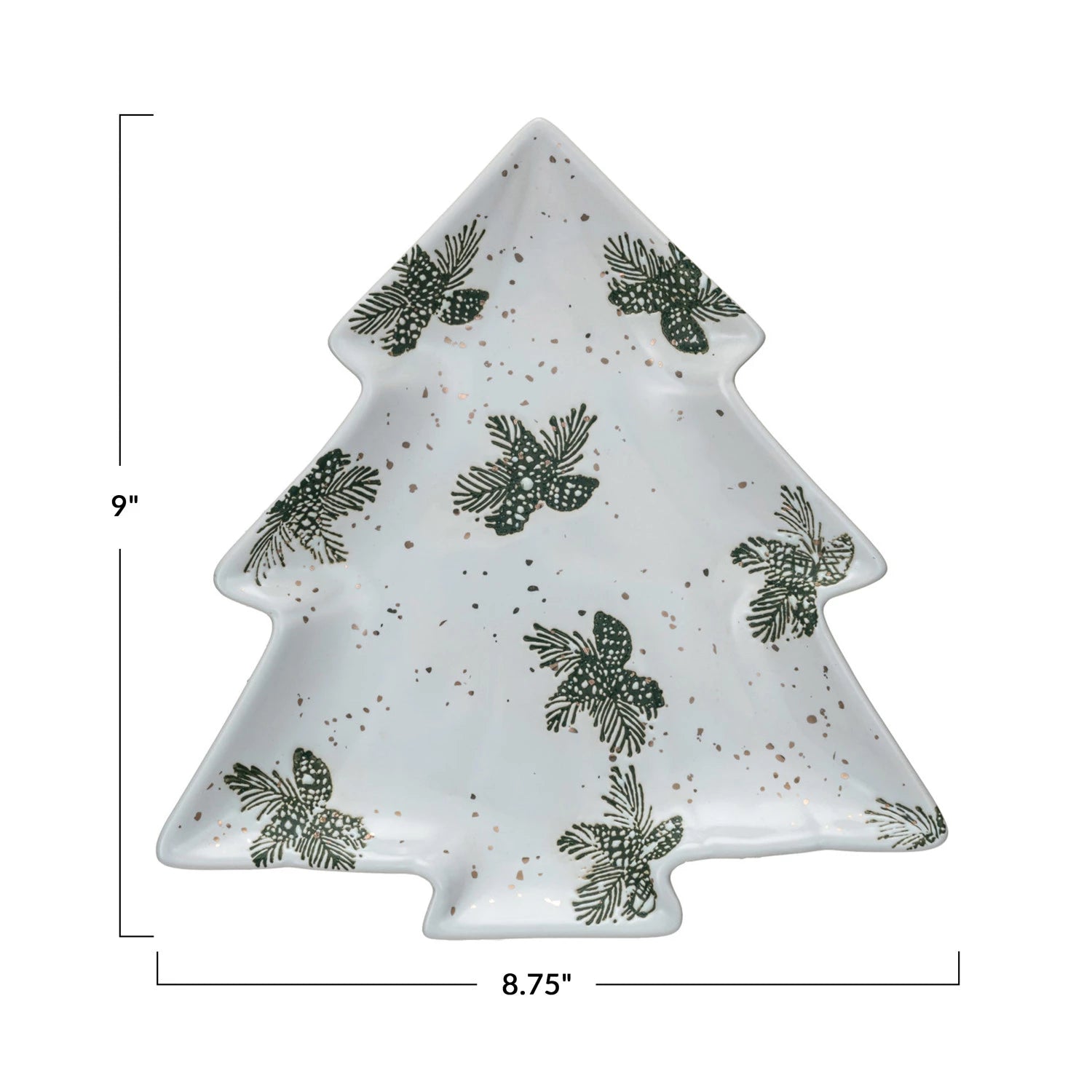 Greenery Tree Shaped Plate