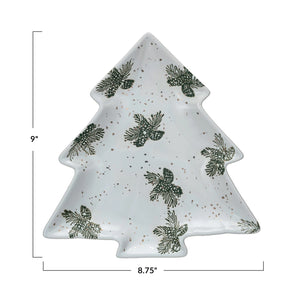Greenery Tree Shaped Plate