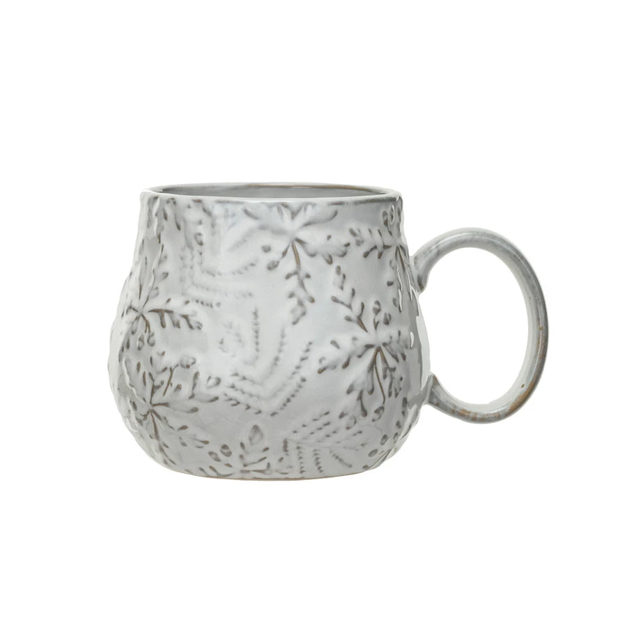 Snowflake Embossed Mug