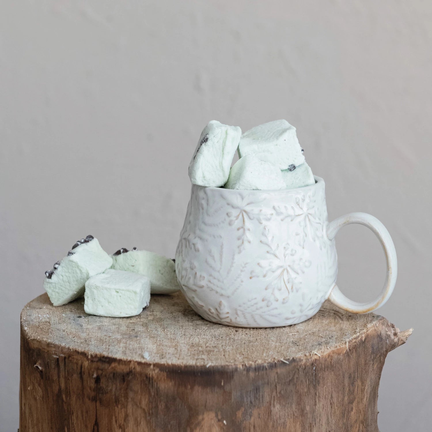 Snowflake Embossed Mug