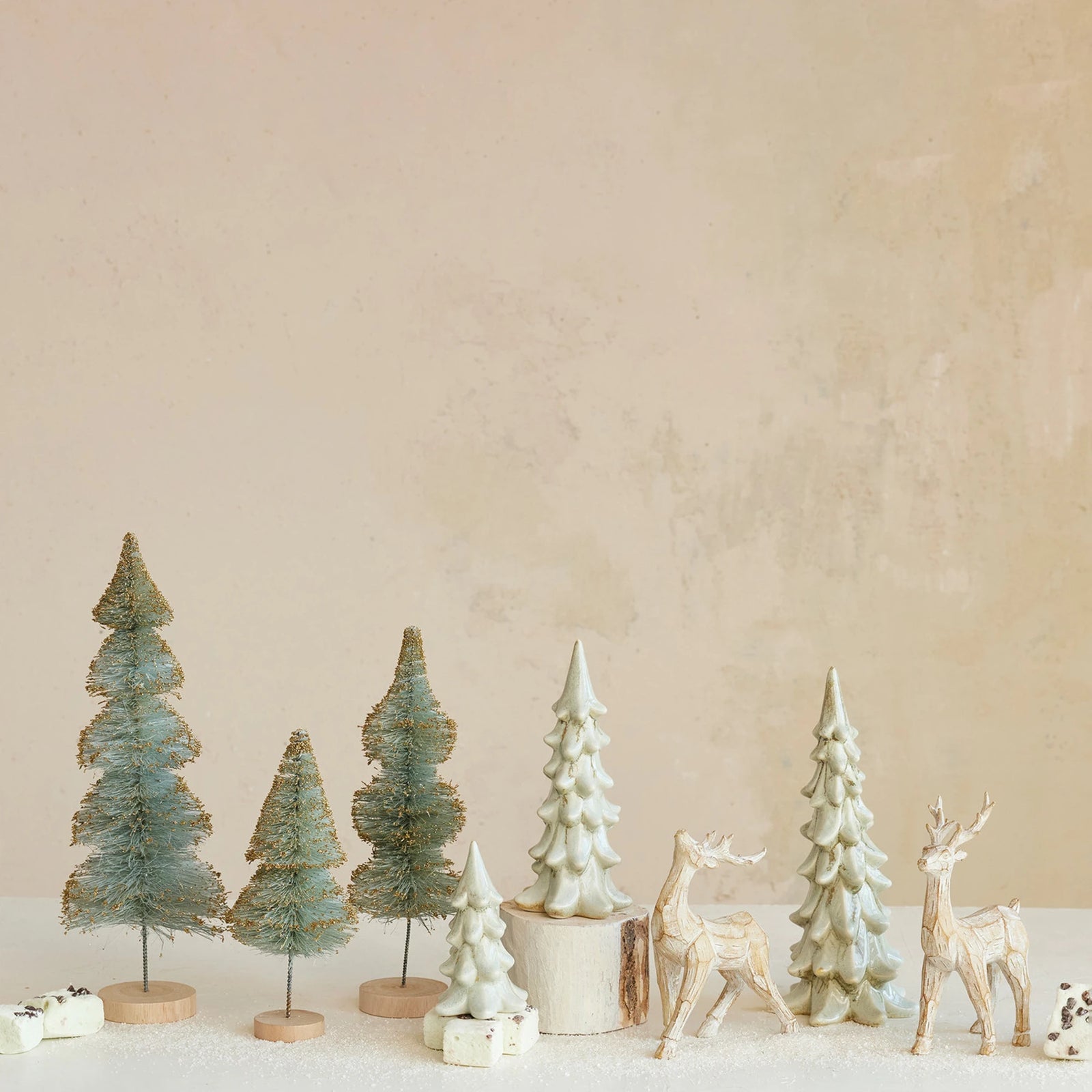 Light Blue/Green Reactive Glaze Tree