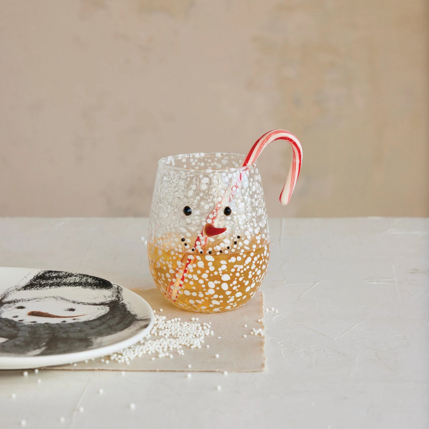 Snowman Glass