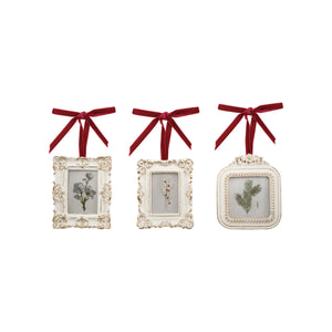 Photo Frame/Ornament with ribbon