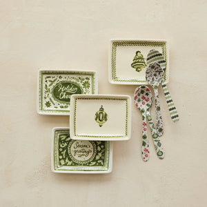 Green Holiday Trinket Dish