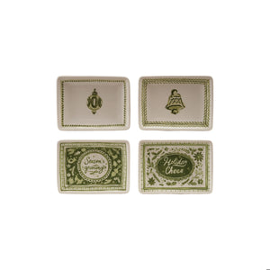 Green Holiday Trinket Dish