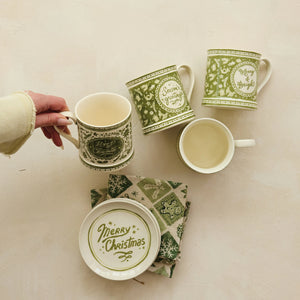 Green Holiday Mug