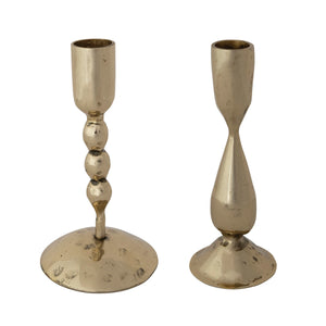 Hand-Forged Metal Taper Holder