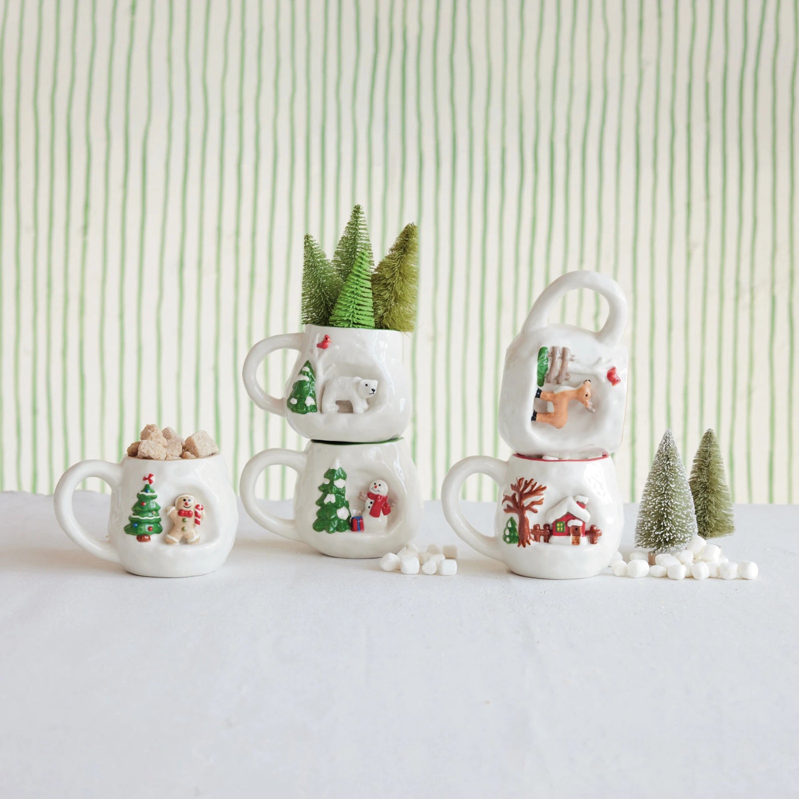 3D Scene Holiday Mug