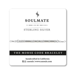 Soulmate Morse Code Bracelet