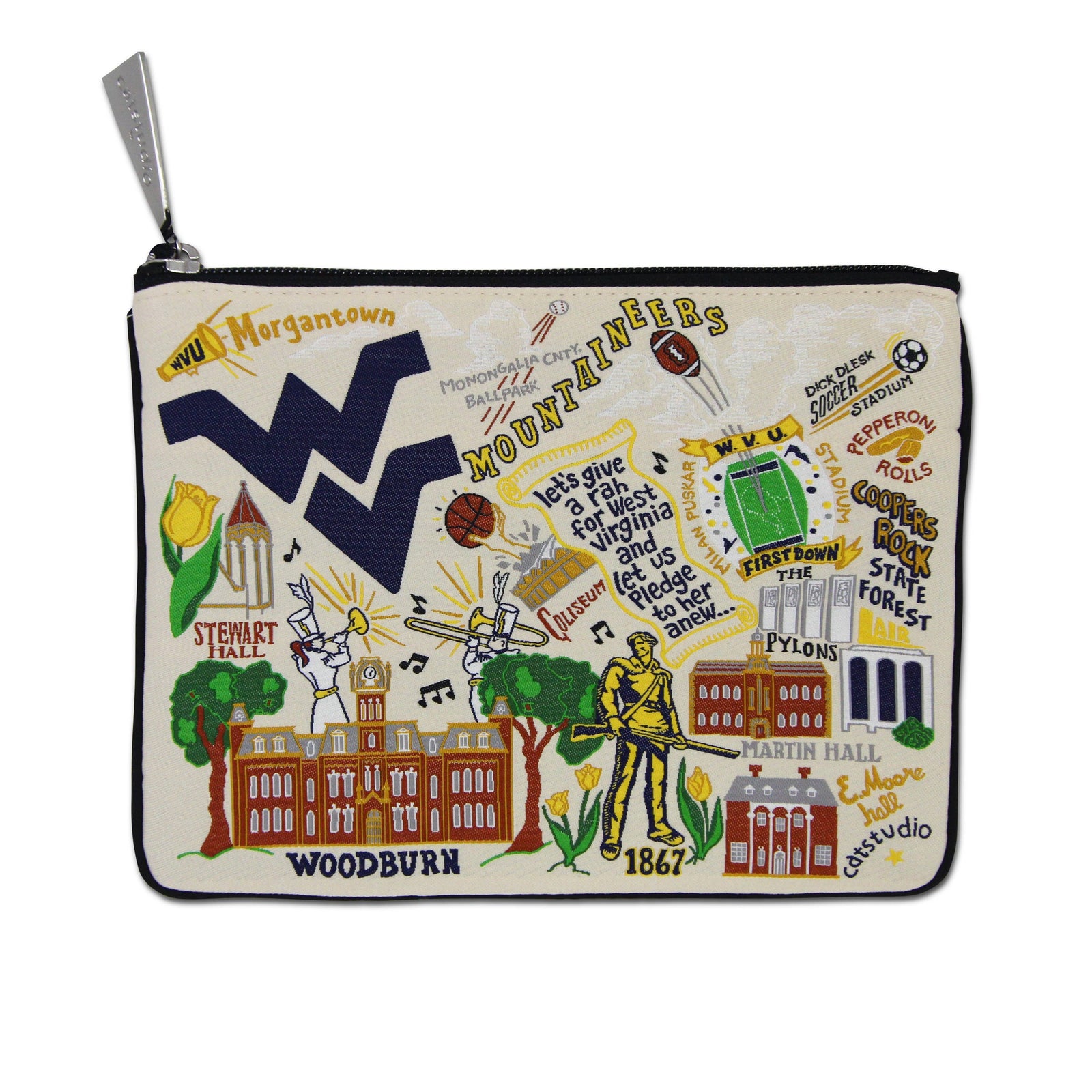 West Virginia University Pouch