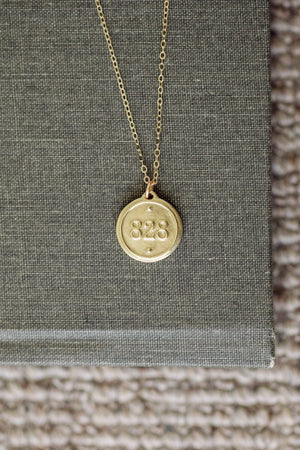 Romans 8:28 Petite Pendant Necklace