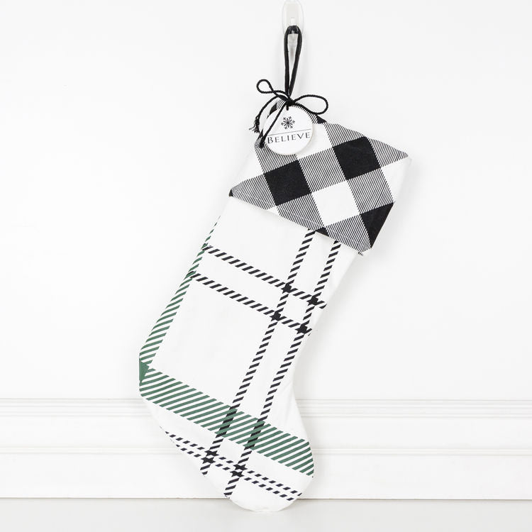 Believe Stocking white