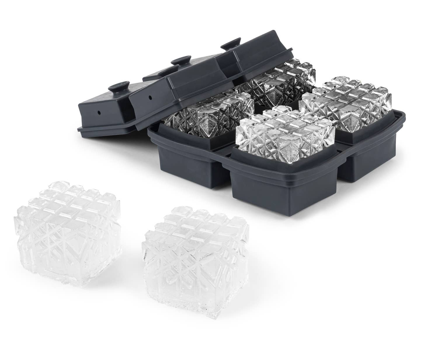 Crystal Cocktail Art Ice Cube Silicone Tray