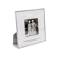 Frame with Linen Mat