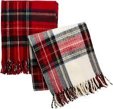 Plaid Throw Blanket