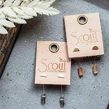 Stone Meteor Thread Earrings