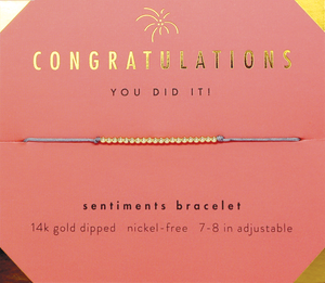 Congratulations Bracelet